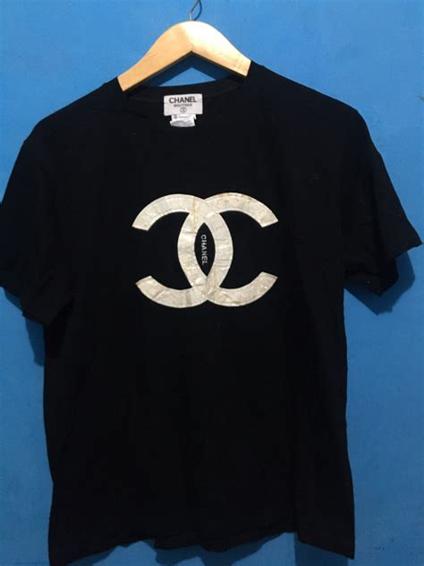 buy chanel t shirt|chanel tee shirts vintage.